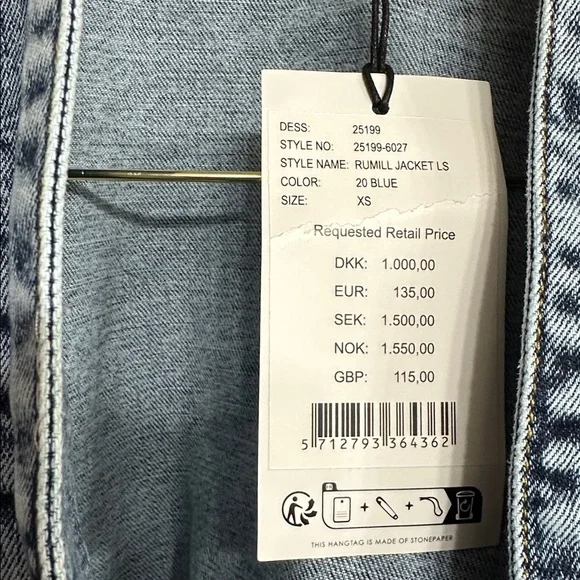 Lollys Laundry Denim Jacket - Picture 3 of 5